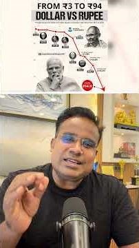 1947 में ₹3 और आज ₹94... आखिर डॉलर के आगे कमजोर कैसे हो गया रुपया? | SAGAR SINHA