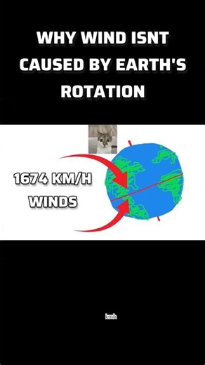 Why Wind Doesn't Come From The Earth's Rotation (local scale)