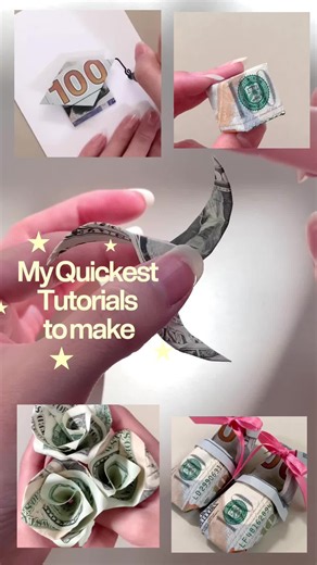 In need of a gift very last minute? #giftideas #money #origami #diy