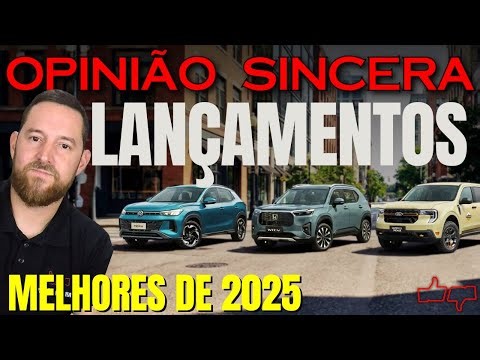 Melhores LANÇAMENTOS de 2025! Quais foram os 15 carros que mais surpreenderam e por quê? Vale a pena