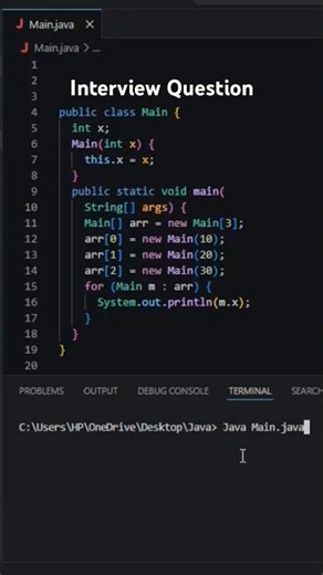 Java Array of Objects Explained | Constructor & For-Each Loop | Part-275 #coding