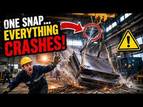 Shocking Workplace Safety Fails | Crane Accident, Truck Overturn & Industrial Hazards