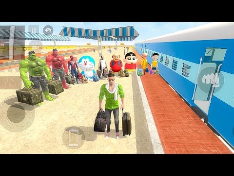 Franklin and Shinchan's friends are coming to visit them at home with 🤩 indian theft auto simulator