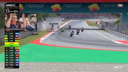 Marquez hospitalised after horror crash