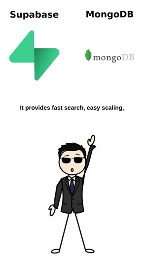 Supabase vs MongoDB - Which Database Should You Choose? 🗄️ #Supabase #MongoDB #Database #techshorts