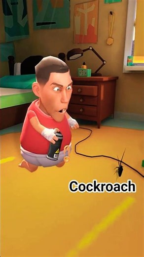 A Little Cockroach Is Teasing A Little Scout #tf2 #animation #memes