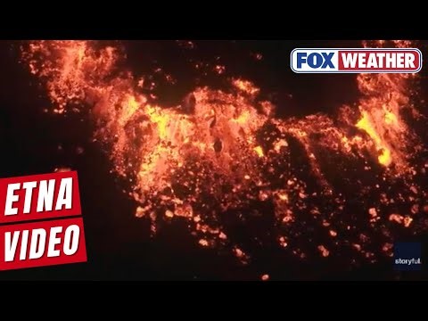 Watch: Lava Spills Out Of Mount Etna In Cool Drone Video