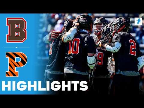 Brown vs Princeton | NCAA College Lacrosse | Highlights - March 28, 2026