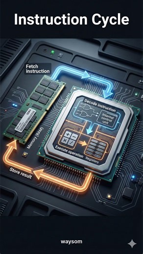 How Does a Computer Execute Instructions? 🔄🖥️ #InstructionCycle #education #learn