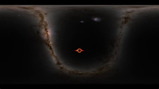 🚨: NASA shares simulation of what it looks like to fall in a black hole