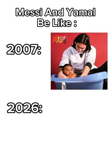 lamine yamal and messi meme