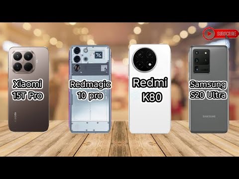 Xiaomi 15T Pro vs RedMagic 10 Pro vs Redmi K80 vs Samsung Galaxy S20 Ultra 😱 Full Specs Comparison