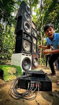 My All Dj Speaker Full Power Test With Real 500 Watt Dj Amplifier...