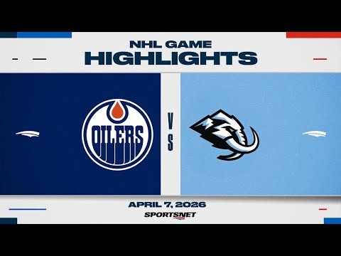 NHL Highlights | Oilers vs. Mammoth - April 7, 2026