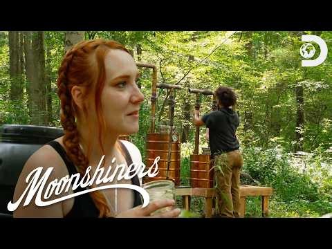 From Peach Cardamom Rum to Presidential Rye Whiskey 🥃🇺🇸  Moonshiners | Discovery