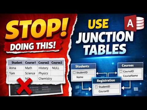 Junction Tables Tutorial