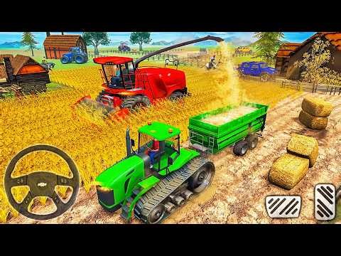 New Tractor Games 2025 - Modern Farm Tractor Driving Games - Farming Tractor 3D - Android Gameplay