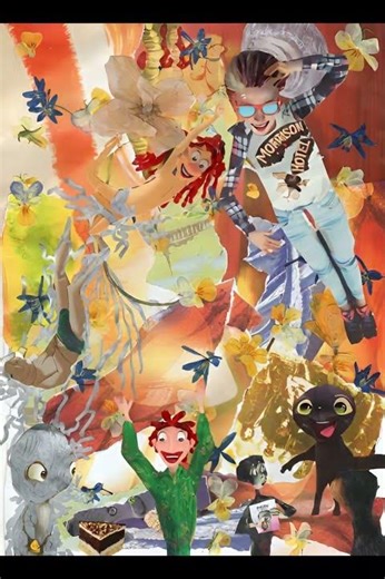 HELLO TO YOU ALL!!! art video collage.