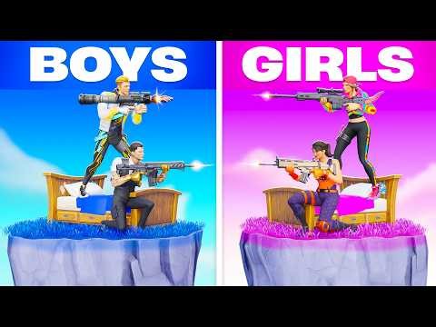 BOYS vs GIRLS BEDWARS!