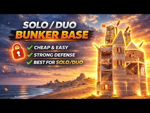 Rust Solo/Duo Bunker Base Design 🔒 Strong, Cheap & Easy to Build!