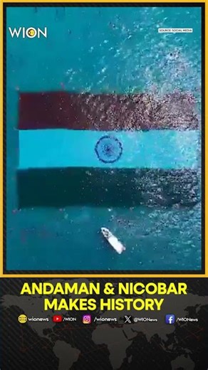 Andaman Unfurls World’s Largest Underwater National Flag | WION News