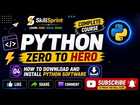 Download & Install Python in 5 Minutes | Beginner Friendly Guide.@CodeWithHarry 