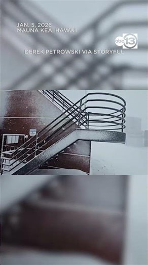 Winter wonderland in Hawaii