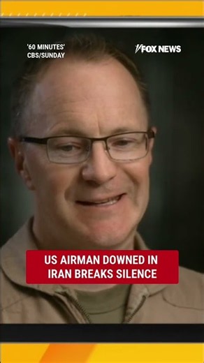 'HIT BY A FREIGHT TRAIN': US airman downed in Iran BREAKS SILENCE #shorts