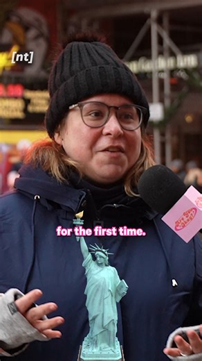 Last night Are You Okay? captured pure #RockinEve energy — hitting the streets of Times Square 🎤 to connect with the crowd, sponsored by Carnival Cruise Line #CarnivalIsCalling | Dick Clark's New Year's Rockin' Eve