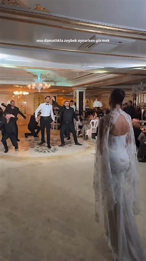 A dance of heritage, performed with love for his bride 🤍 Couple @eylmbc @furkan_taskiran Dress: @gunaybridal Suit: @altinyildizclassics #Wedding #WeddingDay #Dance #WeddingInspiration #WeddingPhotography | Wedworldmagazine