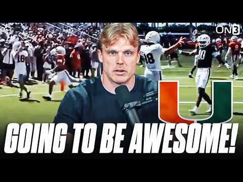 FIRST LOOK: Miami's NEW Electric Offense | Darian Mensah To Cooper Barkate Is Going To Be AWESOME