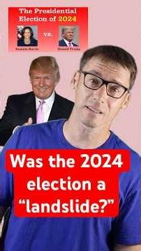 What is a "landslide" election?