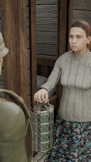 Tiffin saved Solider's life.