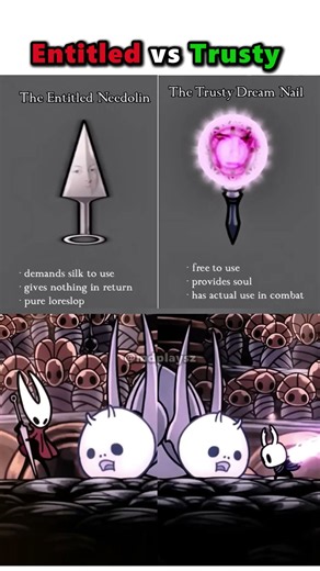 Needolin Vs Dream Nail - Hollowknight