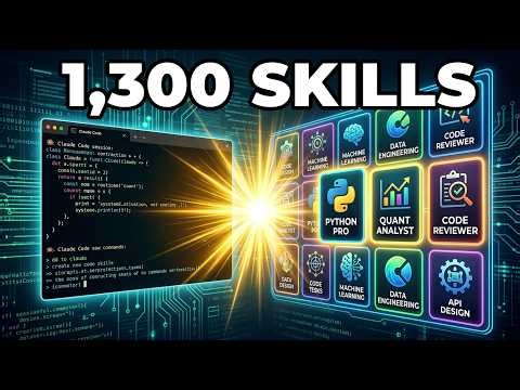 This Python Hack Gives Claude Code 1,300 Skills for Algo Trading