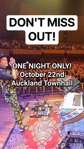 Don't miss out! Tiki Taane with Auckland Phil Orchestra - Oct 22nd at Auckland Townhall