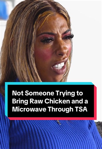 Turns out, you CAN bring a microwave with raw chicken through your local TSA line...but should you 👀 Want more TSA stories? They are waiting for you now at the link in our bio. #TravelUnfiltered