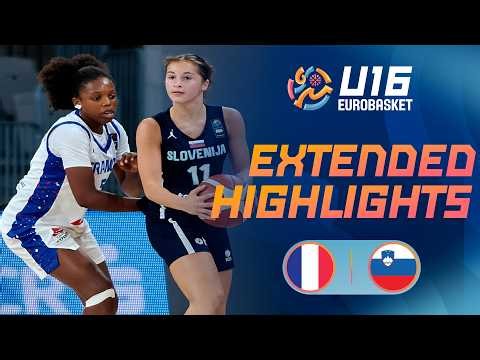 Semi-Finals: France 🇫🇷 vs Slovenia 🇸🇮 | Extended Highlights | FIBA U16 Women's EuroBasket 2026