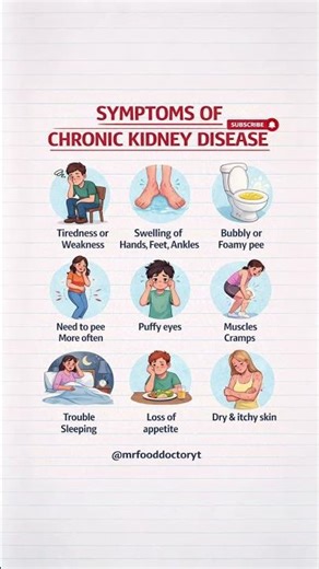 Early Symptoms of Chronic Kidney Disease You Should Never Ignore | Kidney Health Awareness #health