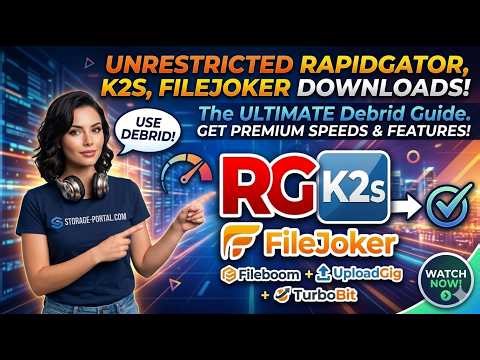 Full guide to download Rapidgator & Keep2share/K2S FAST and FREE! #downloadspeed #debrid