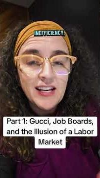Part 1: Gucci, Job Boards, and the Illusion of a Labor Market