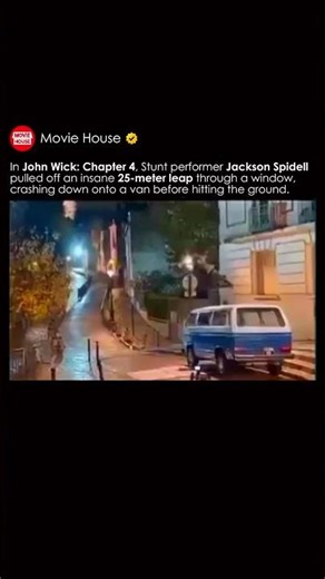 John Wick Stunt man pulled off 25m leap from window