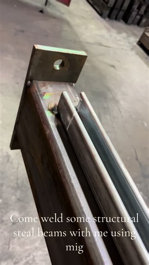 Welding Steel Beams with MIG Techniques