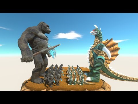 Kong vs Gigan 1972 - Animal Revolt Battle Simulator