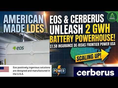 Eos Energy Enterprises Frontier Power USA | American-Made Long Duration Energy Storage at Scale