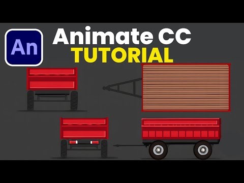 Adobe Animate CC में ट्रॉली बनाना सीखो | प्रो की तरह एनिमेट करो! | Hindi Tooniverse