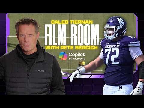Caleb Tiernan's Blocking Ability, Instincts & Athleticism, College Highlights | Film Room