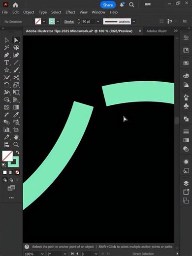 Adobe Illustrator 2026 Tips - How to Connect 2 Points like a PRO #ducthangds #adobe | Đức Thắng DS