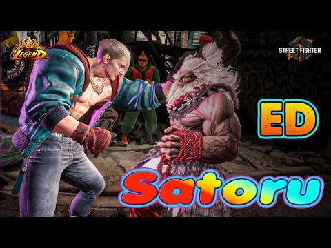 SF6 Satoru ED World Class Gameplay 😱🔥 Aggressive Combos 👊 SF6 DLC High-Level Gameplay