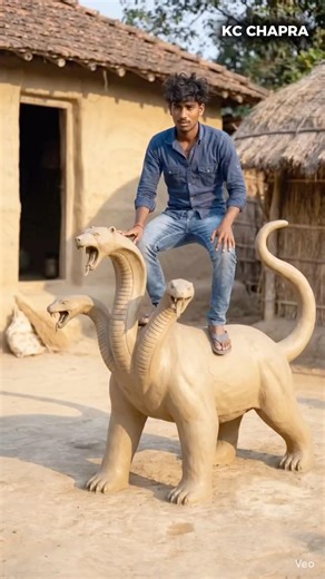 Weaving a Giant Gorilla Out of Leaves?! 😲🍃 #MindBlown #creativeprocess